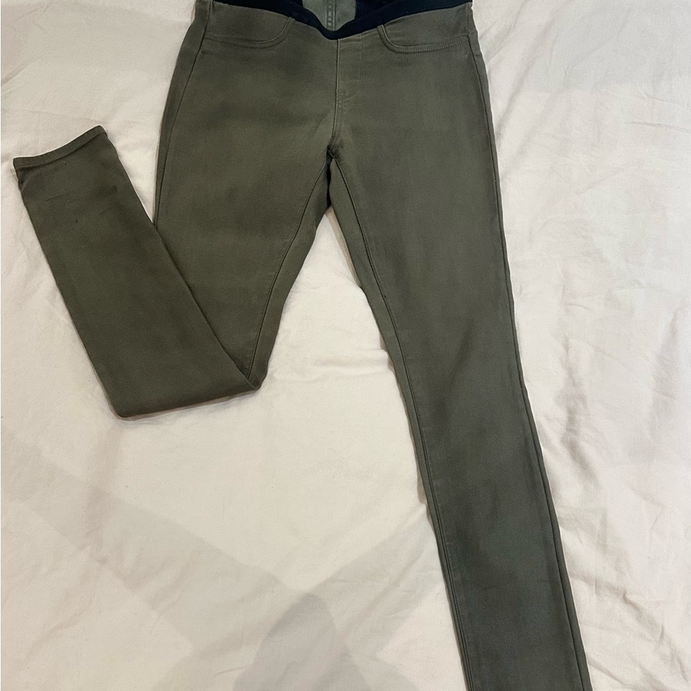 Helmut Lang Dark Olive Skinny Jeans/Jeggings